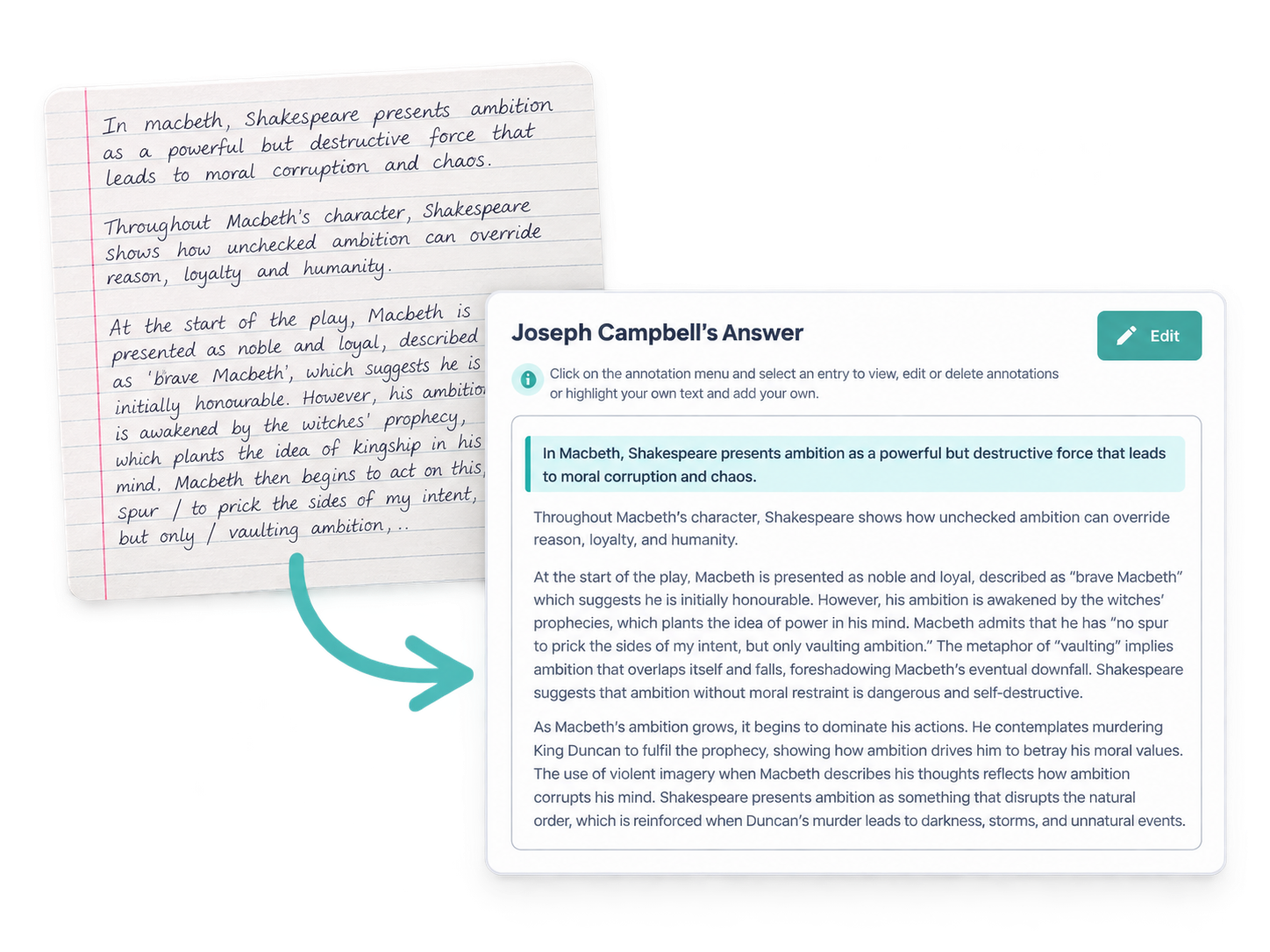 Handwritten mock response in Fruitify